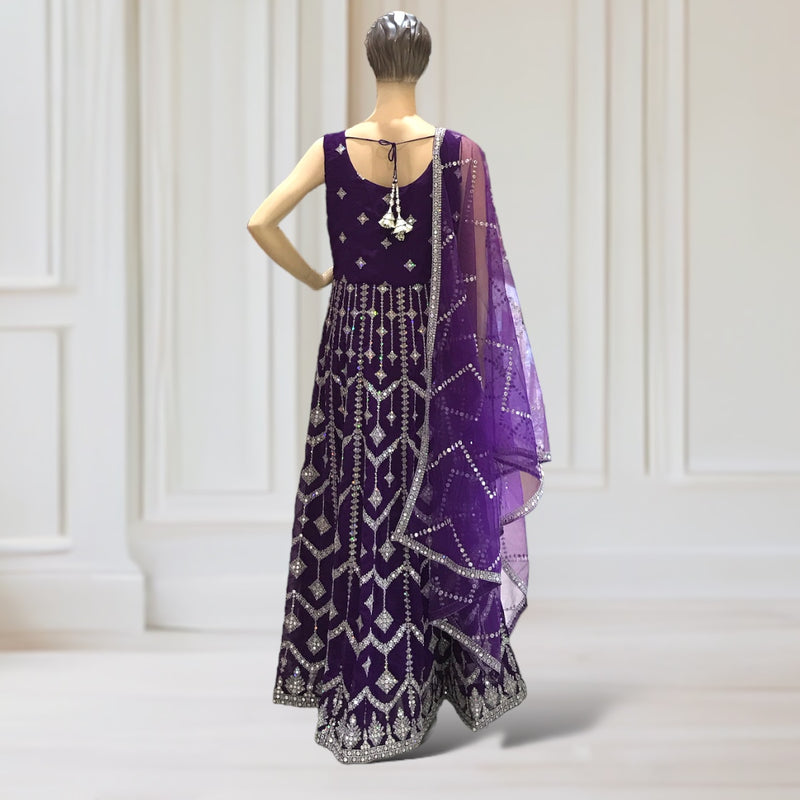 Anarkali Gown +Scarf