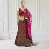 Lehenga + Choli + Scarf ( sleeve attachable)