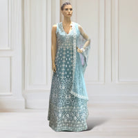 Anarkali Gown + scarf