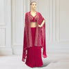 Jacket Scarf + Choli + Lehenga