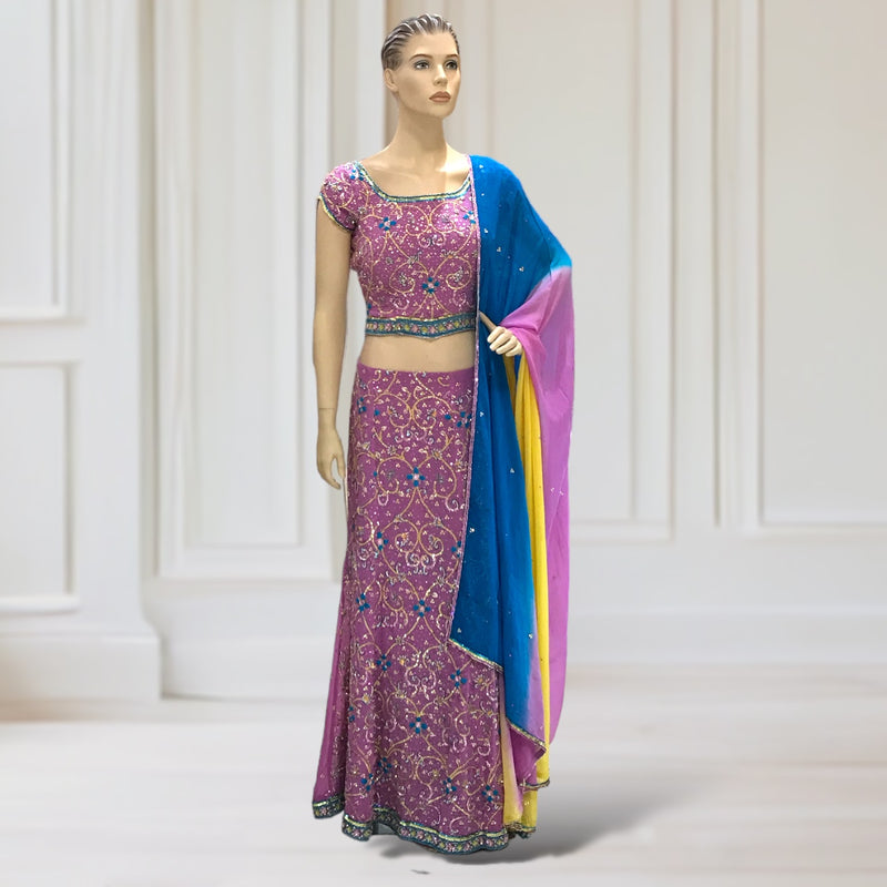 Lehenga + Choli + scarf