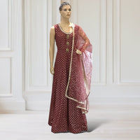 Anarkali Gown + Scarf