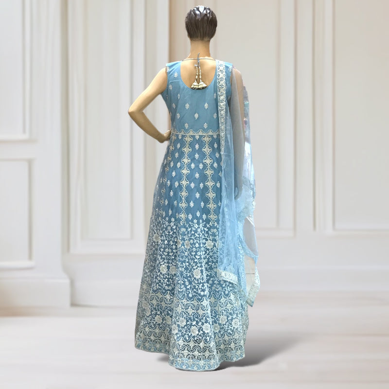 Anarkali Gown + Scarf