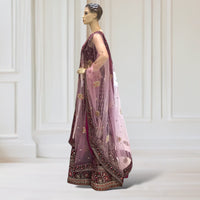 Lehenga + Choli + Scarf ( sleeve attachable)