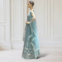 Anarkali Gown + scarf