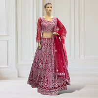 Lehenga + Choli + scarf