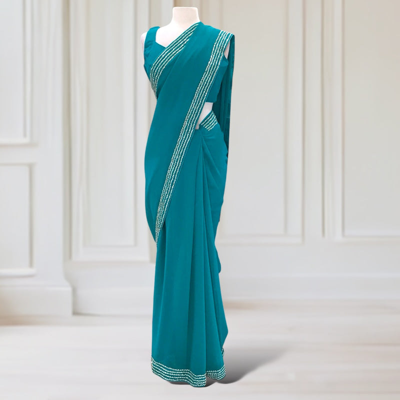 DESIGNER SAREE/BLOUSE