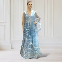 Anarkali Gown + Scarf