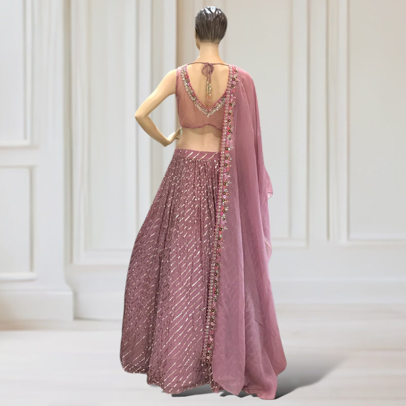 Lehenga + Choli + Scarf