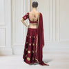 Lehenga + Choli + Scarf ( short sleeves)