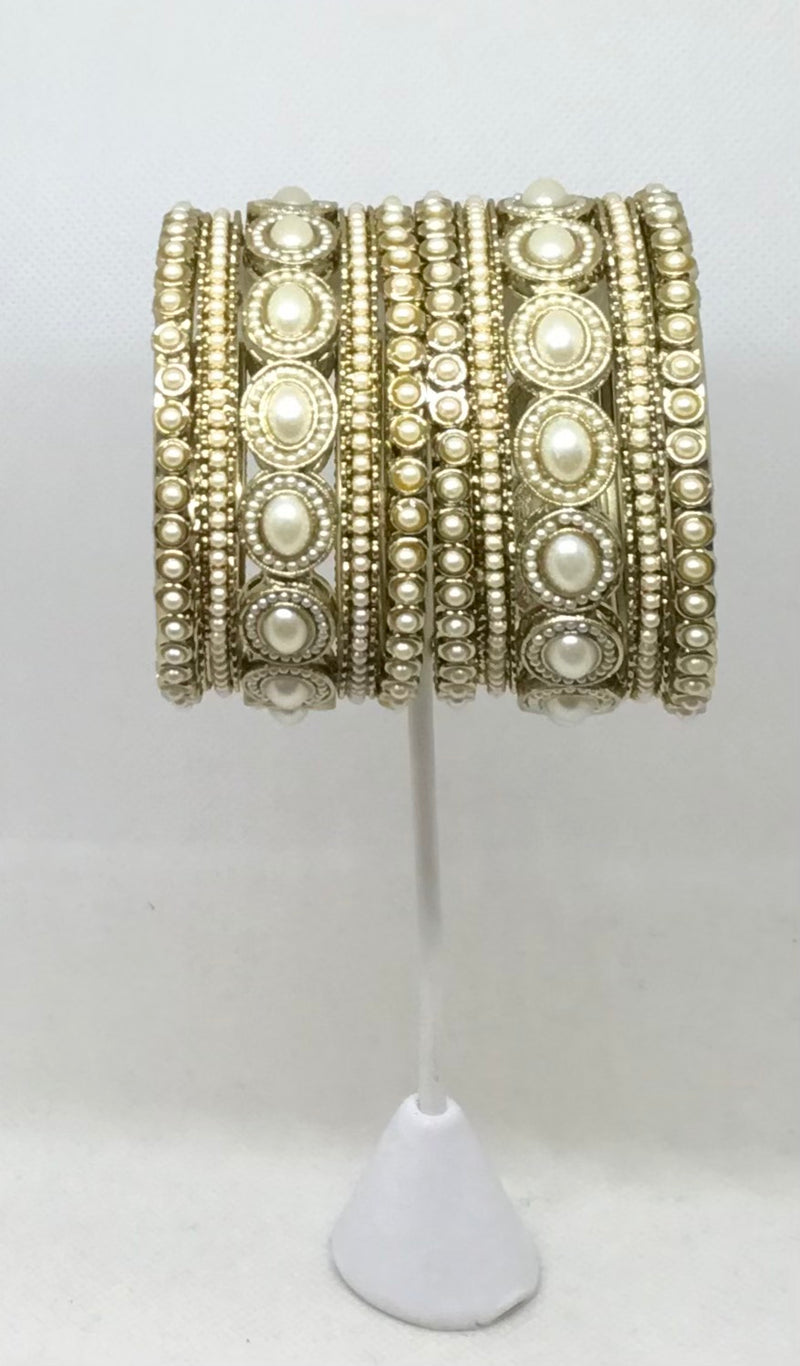 Chudla Bangles (Pearl beads )