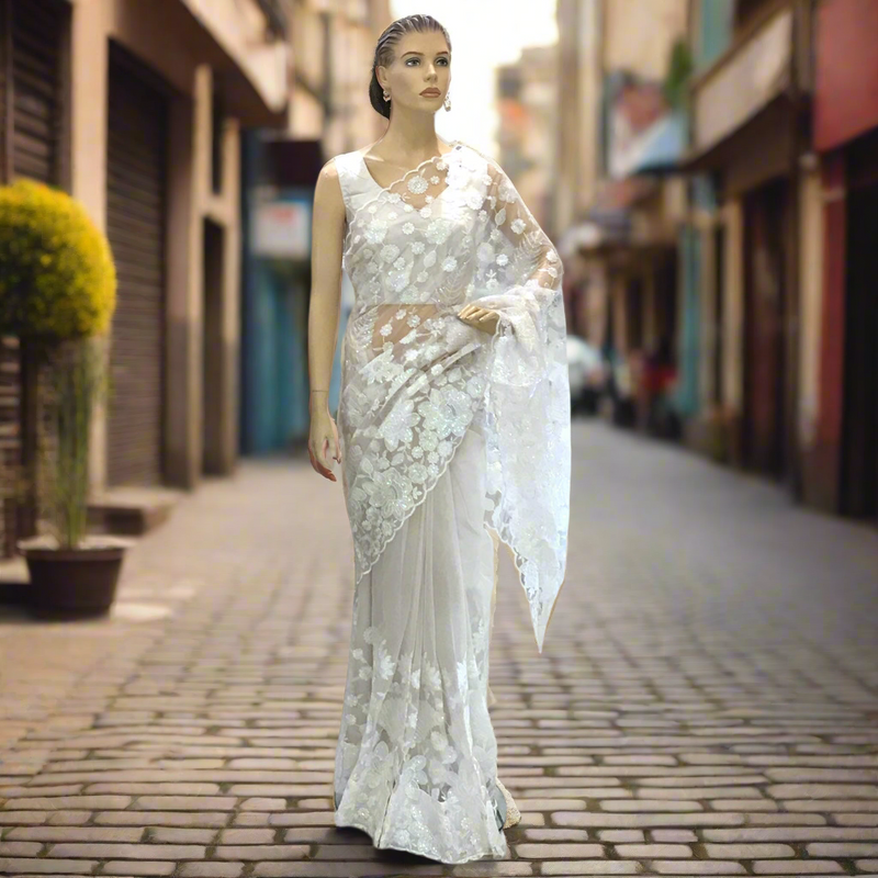 Saree + Blouse + Paticoat