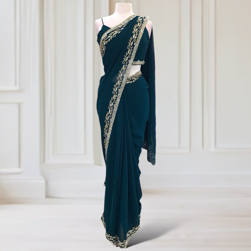 DESIGNER SAREE/BLOUSE