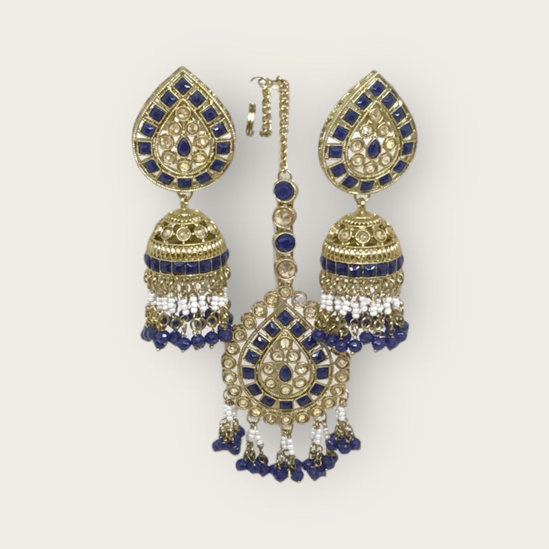 Necklace + Earrings + Tikka