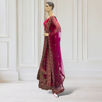 Lehenga + Choli + Scarf ( sleeve attachable)