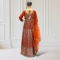 Anarkali Gown +Scarf