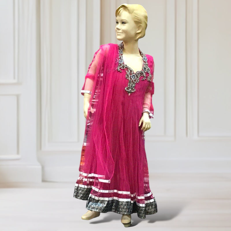 Girls Anarkali Churidar Dupatta