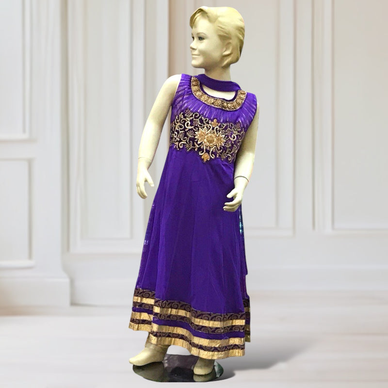 Girls Anarkali Churidar Dupatta