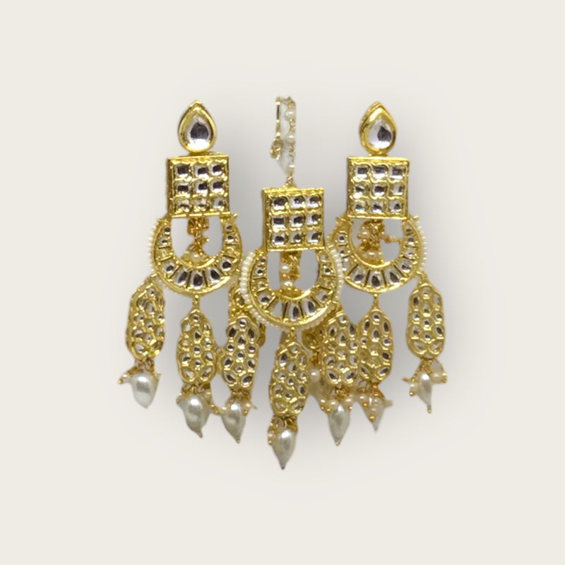 Necklace + Earrings + Tikka