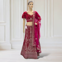 Lehenga + Choli + Scarf SKU