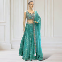 Lehenga + Choli + Scarf