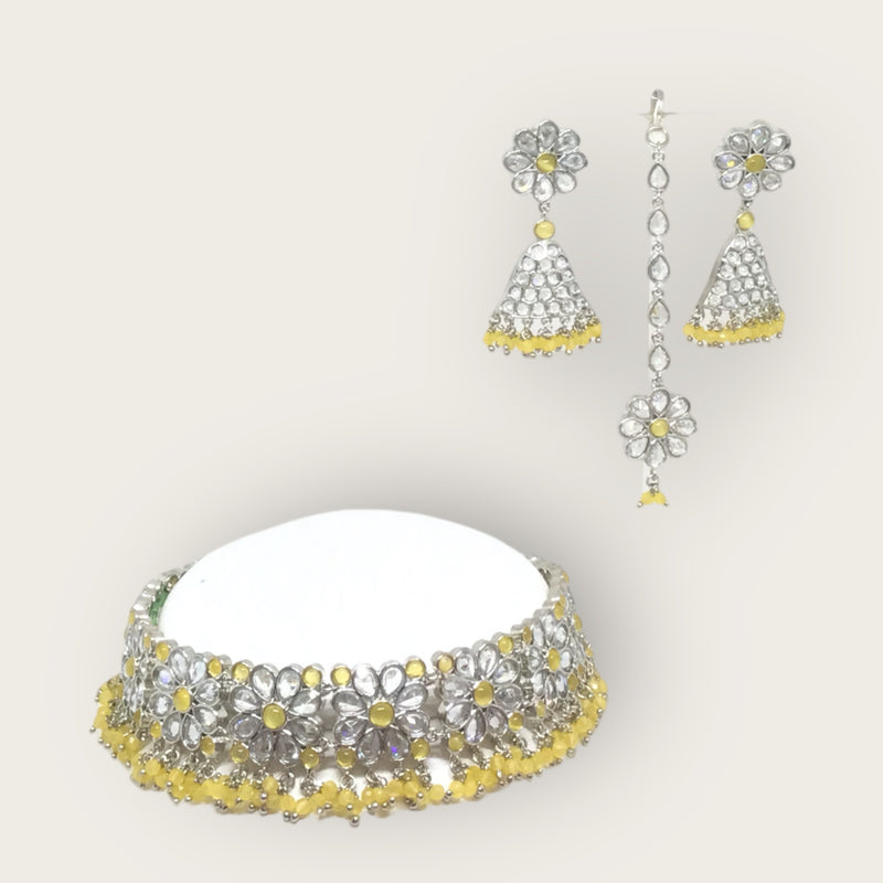 Necklace + Earrings + Tikka