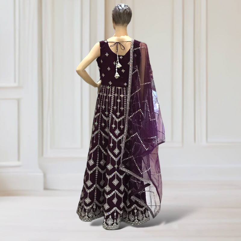 Anarkali Gown +Scarf