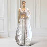 Lehenga + Choli + Scarf