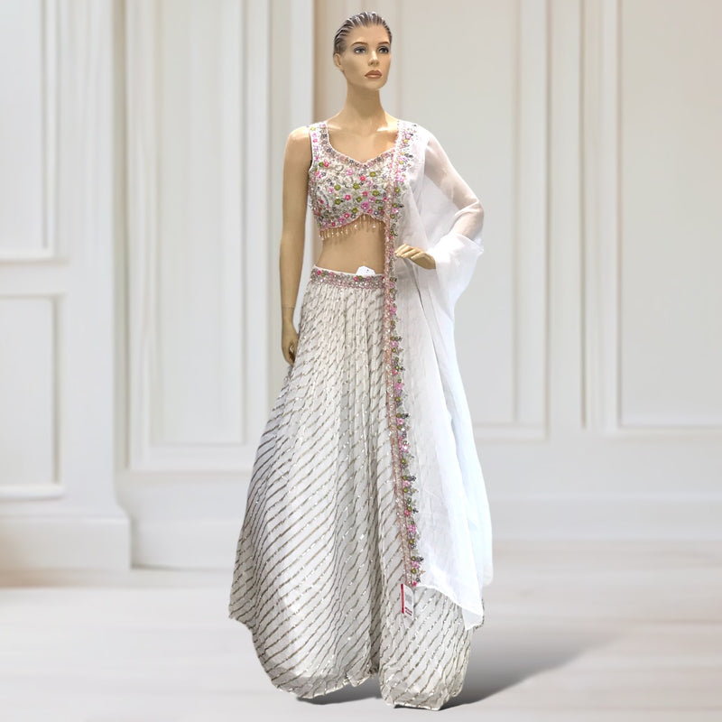 Lehenga + Choli + Scarf