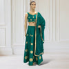 Lehenga + Choli + Blouse ( beaded sleeves attachable)