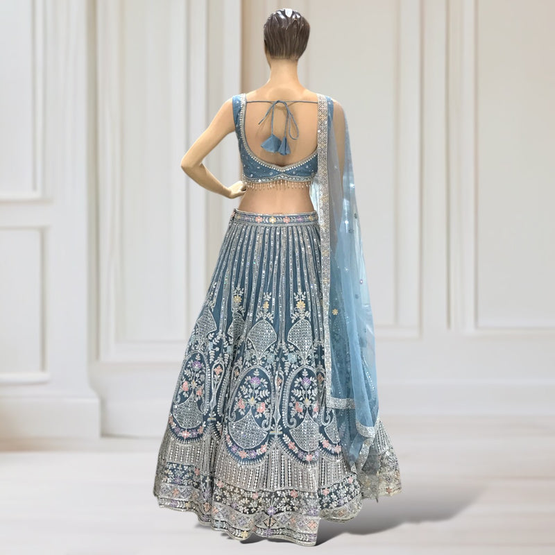 Lehenga + Choli + Scarf