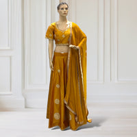 Lehenga + Choli + Scarf ( Short sleeves)