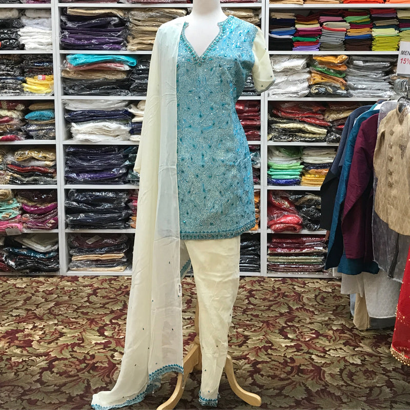 Kurta Churidar Dupatta Size 48