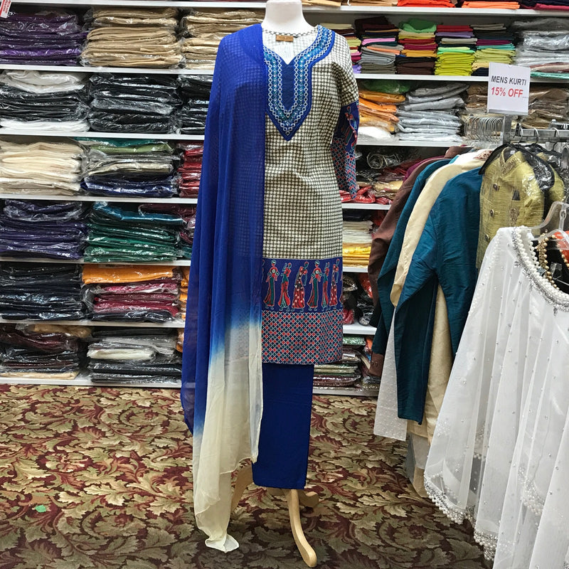 Kurta Shalwar Dupatta Size 38