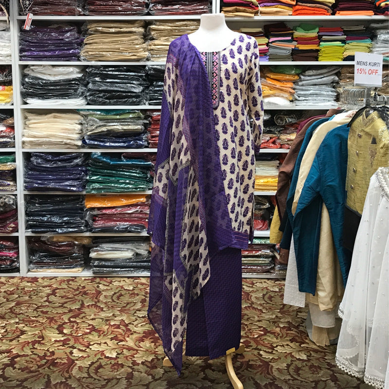 Kurta Shalwar Dupatta Size 44