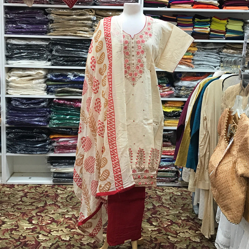 Kurta Shalwar Dupatta Size 52