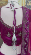 Lehenga + Choli + Scarf (sleeve attachable)