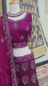 Lehenga + Choli + Scarf (sleeve attachable)