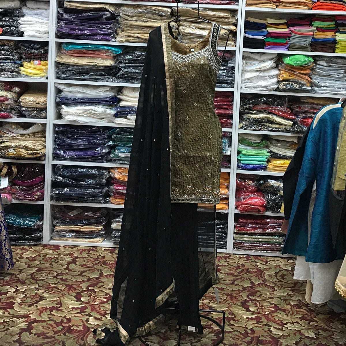 Kurta Churidar Dupatta Size 40 - Mirage Sari Center