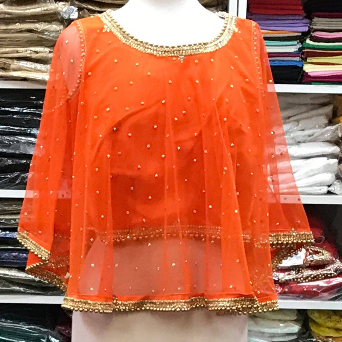 Poncho Blouse Size 42 - Mirage Sarees