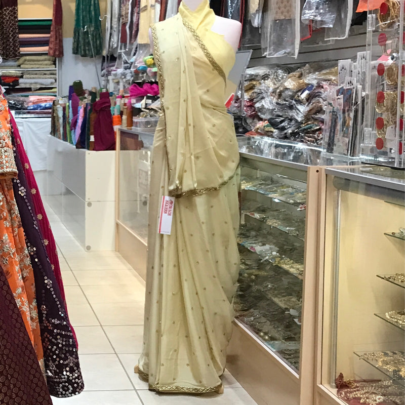 EMB SAREE WITH BLOUSE PCS