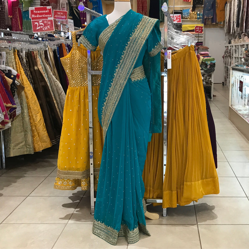 DESIGNER SAREE/BLOUSE