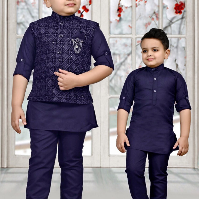 KURTA TROUSER VEST, BOYS, SIZE 5