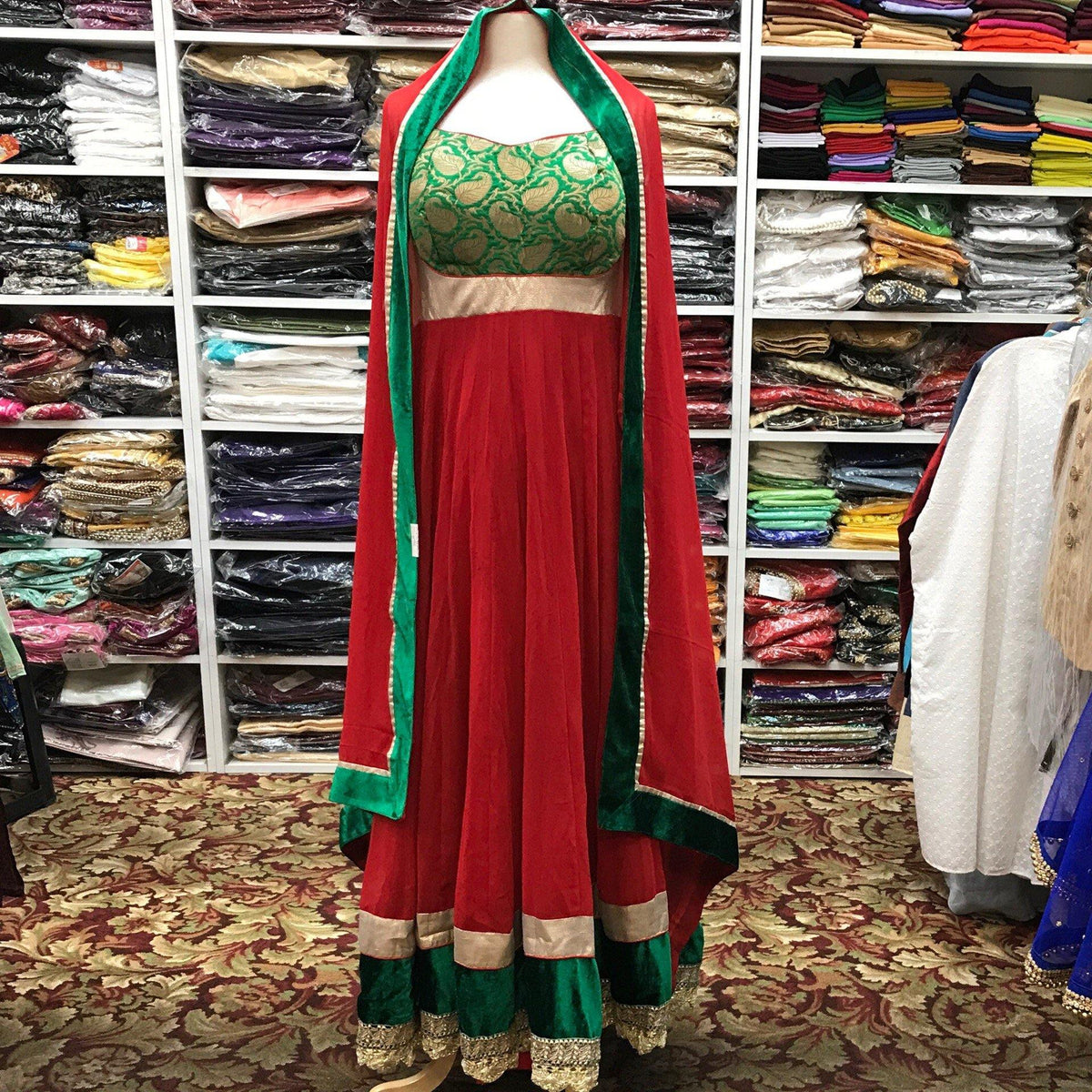 Anarkali Churidar Size 40 - Mirage Sari Center