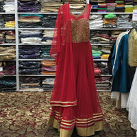 Anarkali Churidar Dupatta Size 40 - Mirage Sari Center