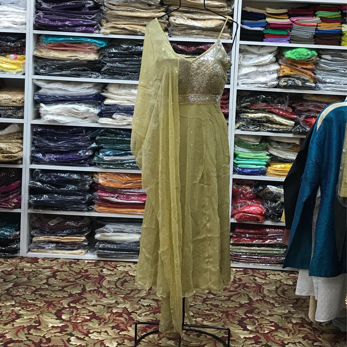 Kurta Churidar Dupatta Size 36 - Mirage Sari Center