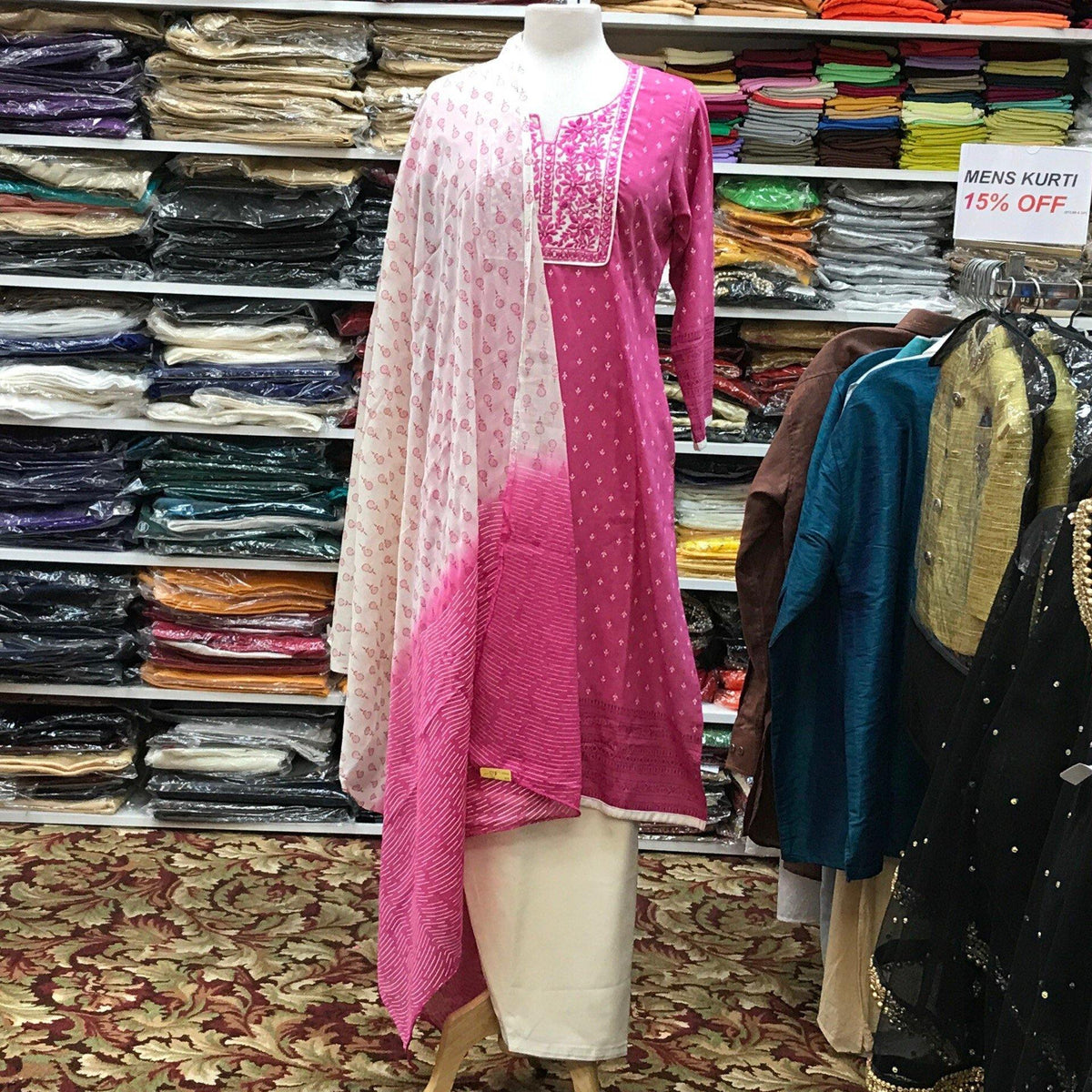 Kurta Shalwar Dupatta Size 40 - Mirage Sari Center