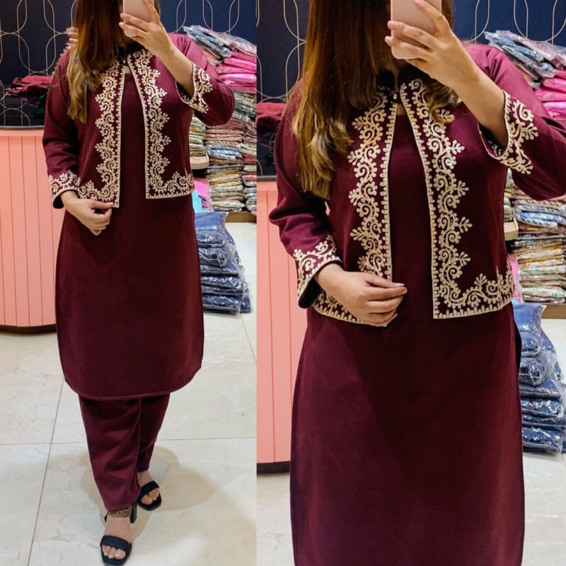 KURTA TROUSER VEST