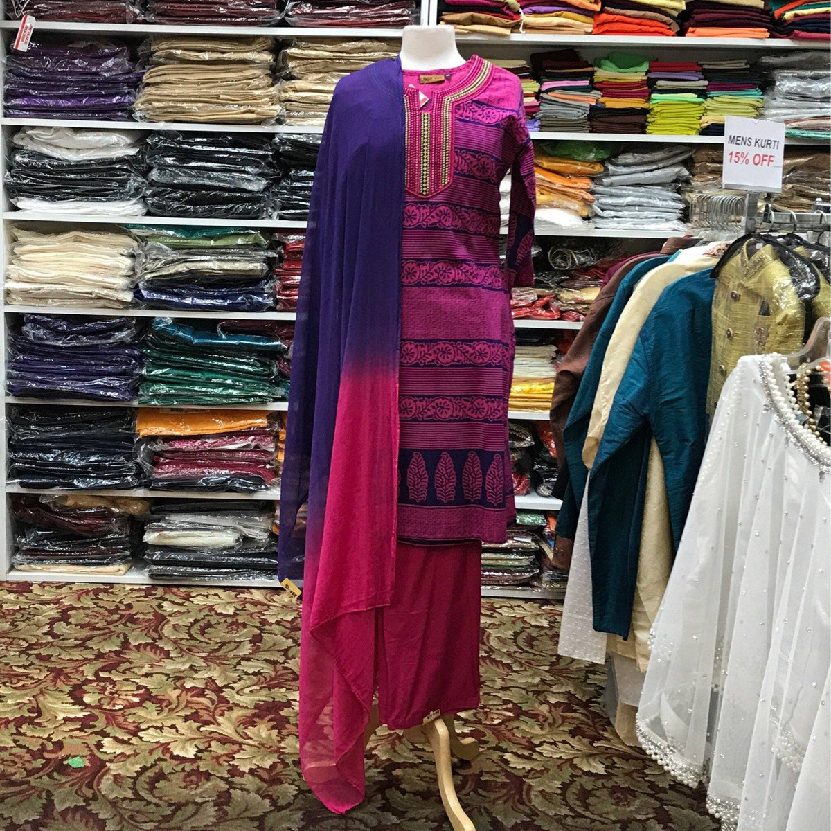 Kurta Shalwar Dupatta Size 38 - Mirage Sarees