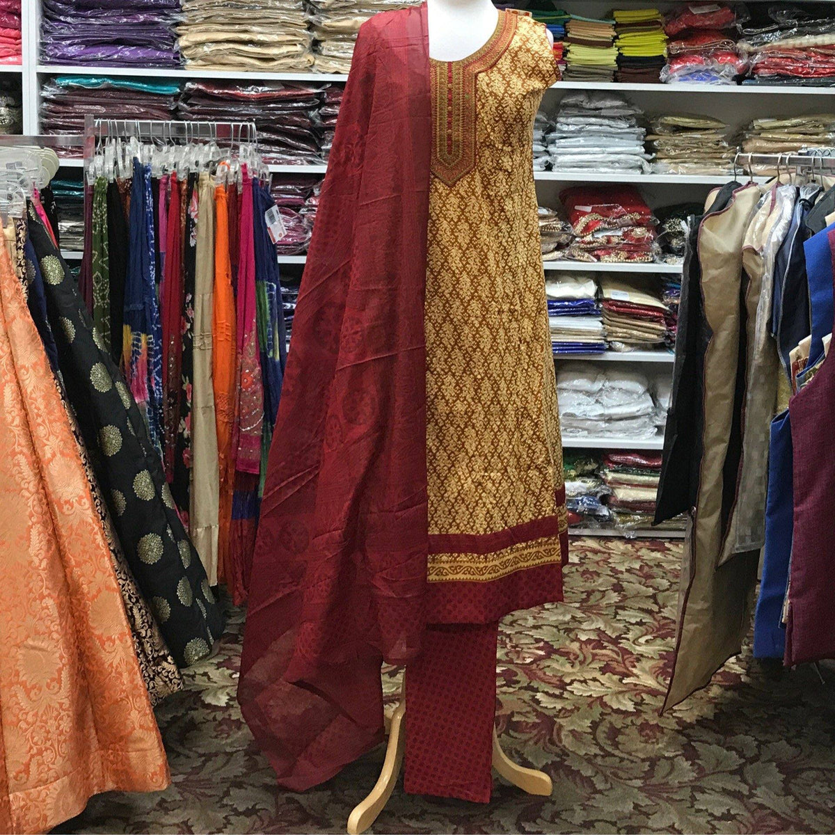 KURTA CHURIDAR DUPATTA SIZE 40 - Mirage Sarees